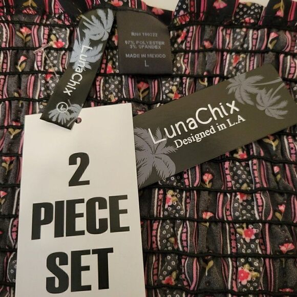 Luna Chix 2 Piece Set Boho Outfit (size L) - Picture 6 of 8